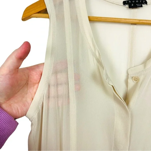 Theory Louise Classical Silk Knit Layered Sleeveless Tank Dress Cream &  Black 2 is available for purchase on au PAY Market - Imported Goods Online  Store Co.Ltd. | au PAY Market -